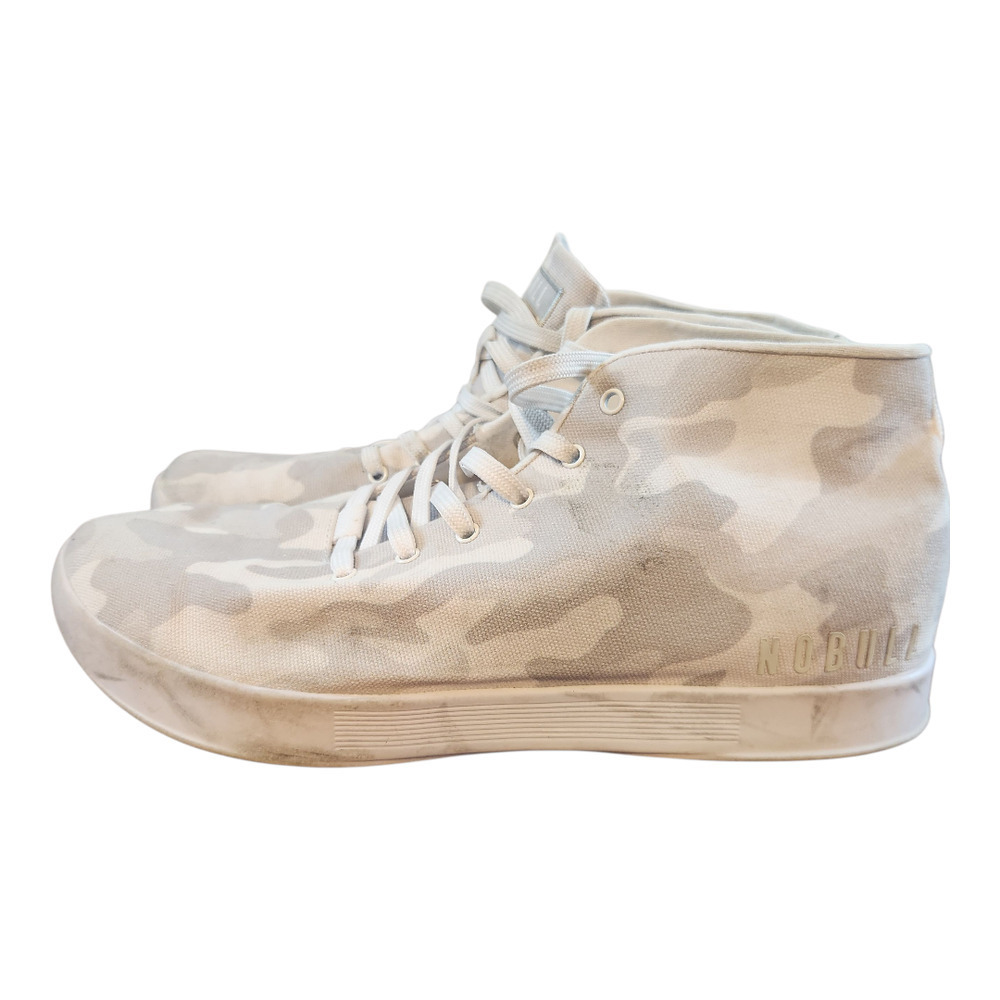 NoBULL high top shoes unisex men 10.5 Women 12 artic camo canvas trainer workout